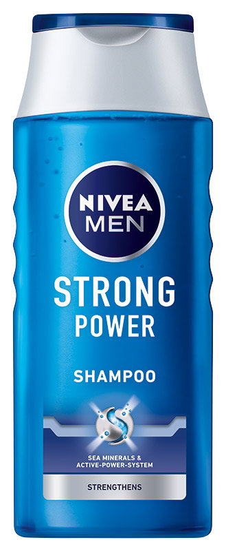 Nivea Men Strong Power szampon do włosów 250 ml dla mężczyzn