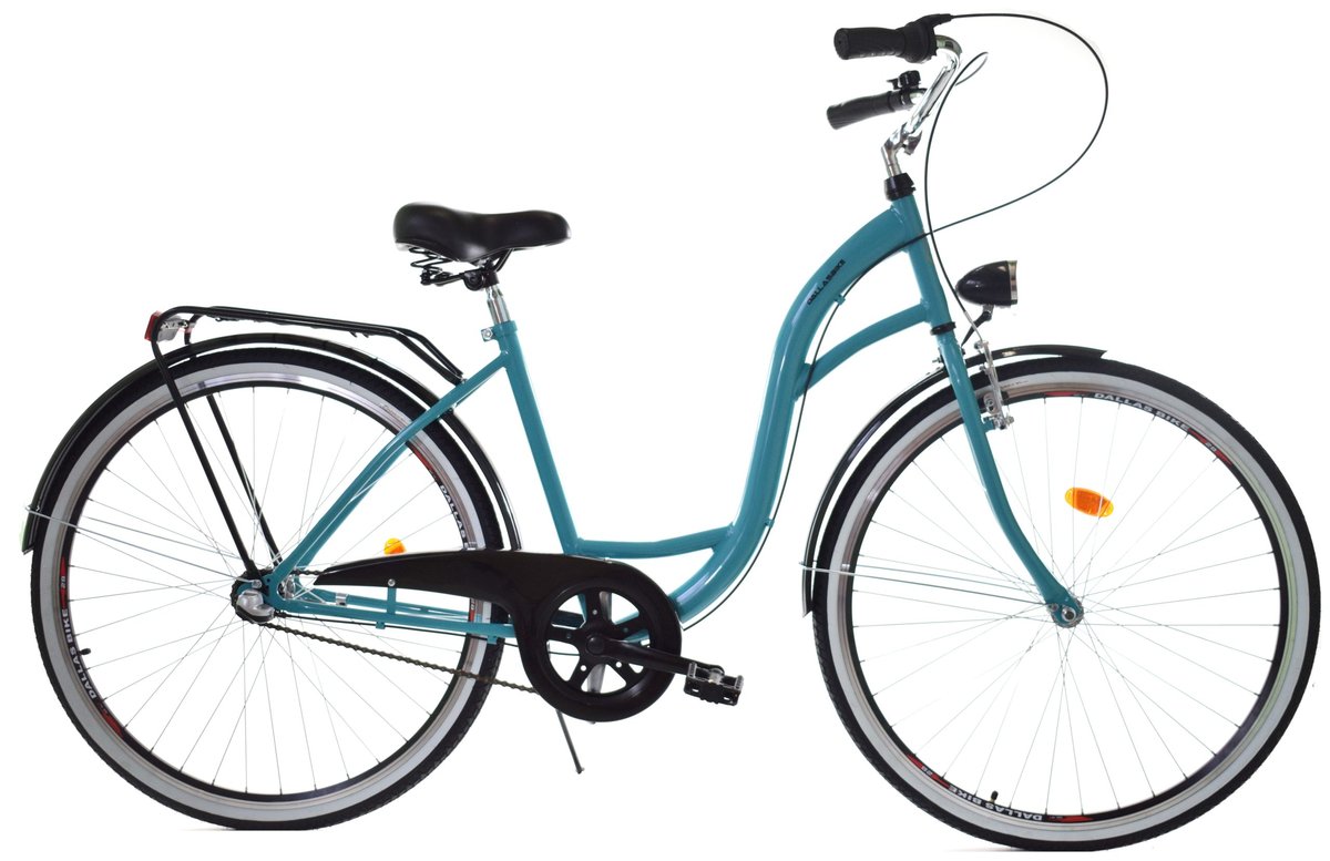 Dallas Bike City 3spd 26 cali Damski Morski z czarnym