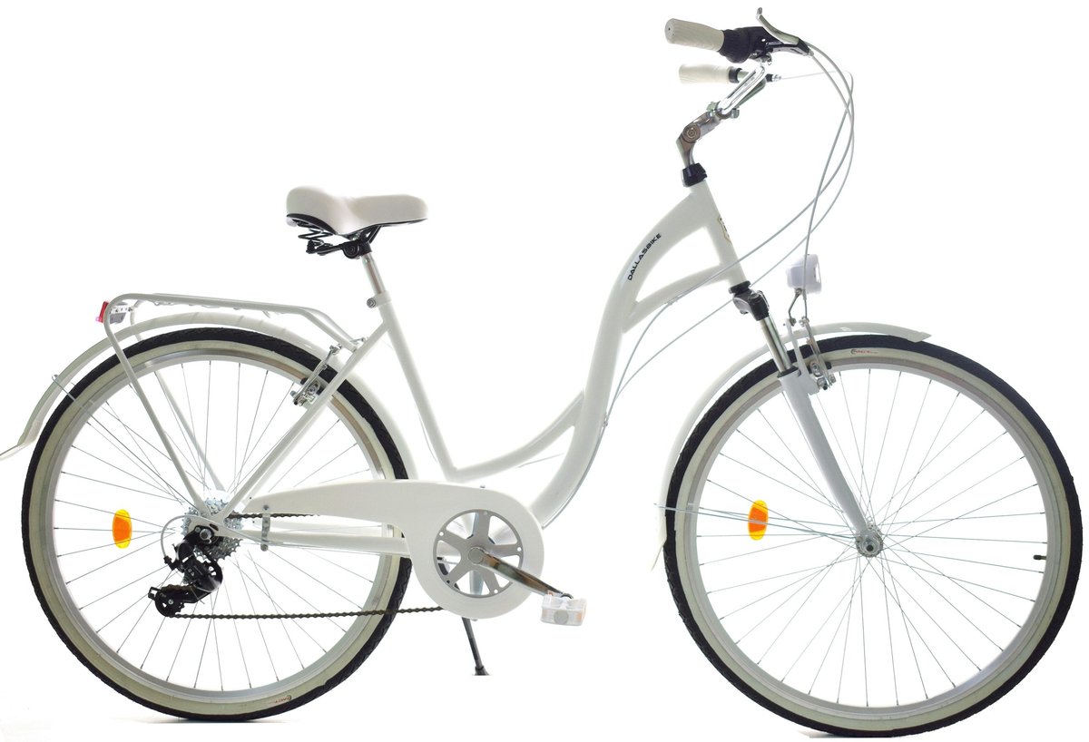 Dallas Bike City Lux 7spd 28 cali Biały