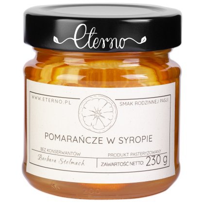 ETERNO ETERNO Pomarańcze w syropie 220g 5907657039528