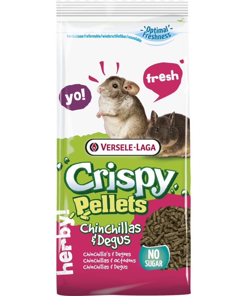 Versele-Laga Crispy Pellets, pokarm dla szynszyli i koszatniczek - 1 kg