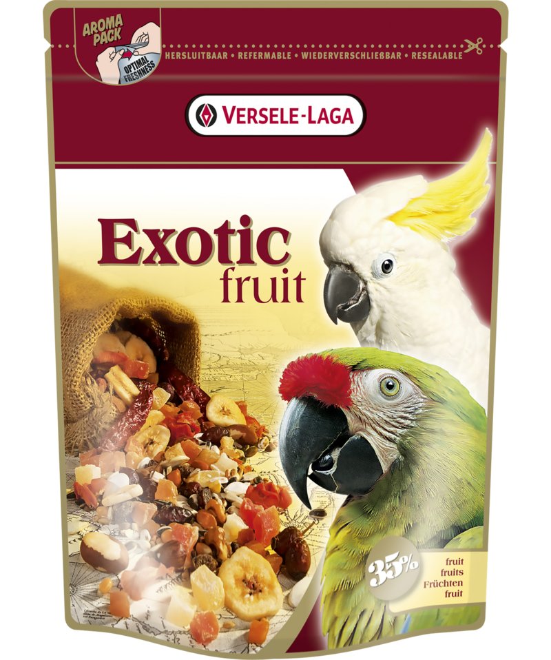 Versele-Laga Exotic Fruit mieszanka owocowa dla dużych papug 600g
