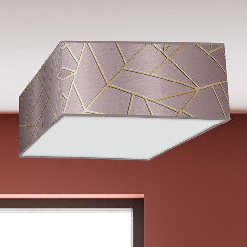 Milagro Lampa sufitowa ZIGGY PINK Gold/Pink 3xE27 MLP7589