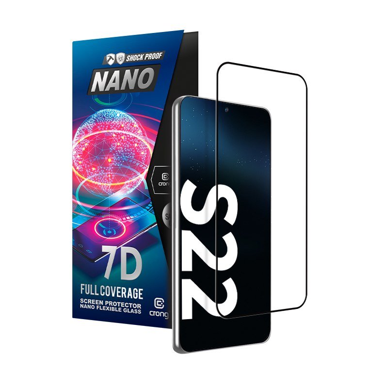 Samsung CRONG Szkło hybrydowe CRONG 7D Nano Flexible Glass do Galaxy S22