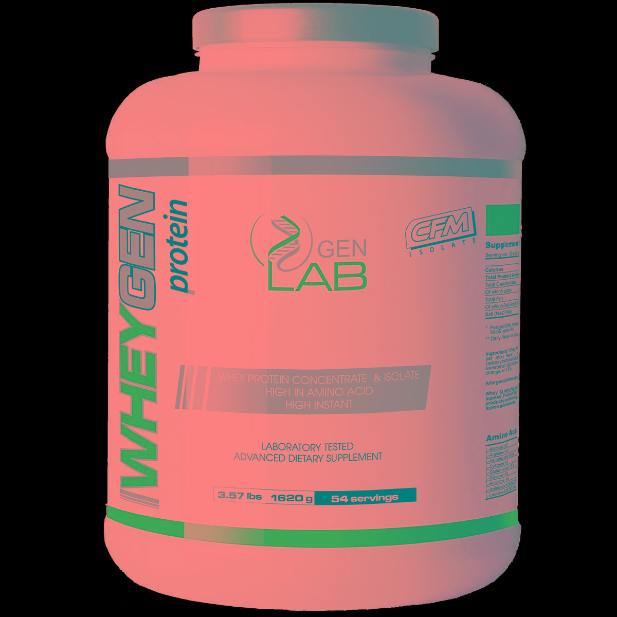 Genlab - Whey Gen - 1620 G Czekoladowo-Wafelkowy