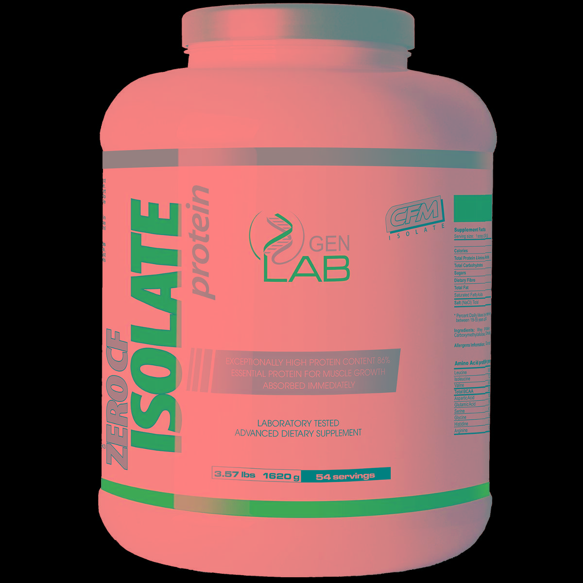 Genlab - Zero Cf Isolate - 1620 G Mleczna Czekolada