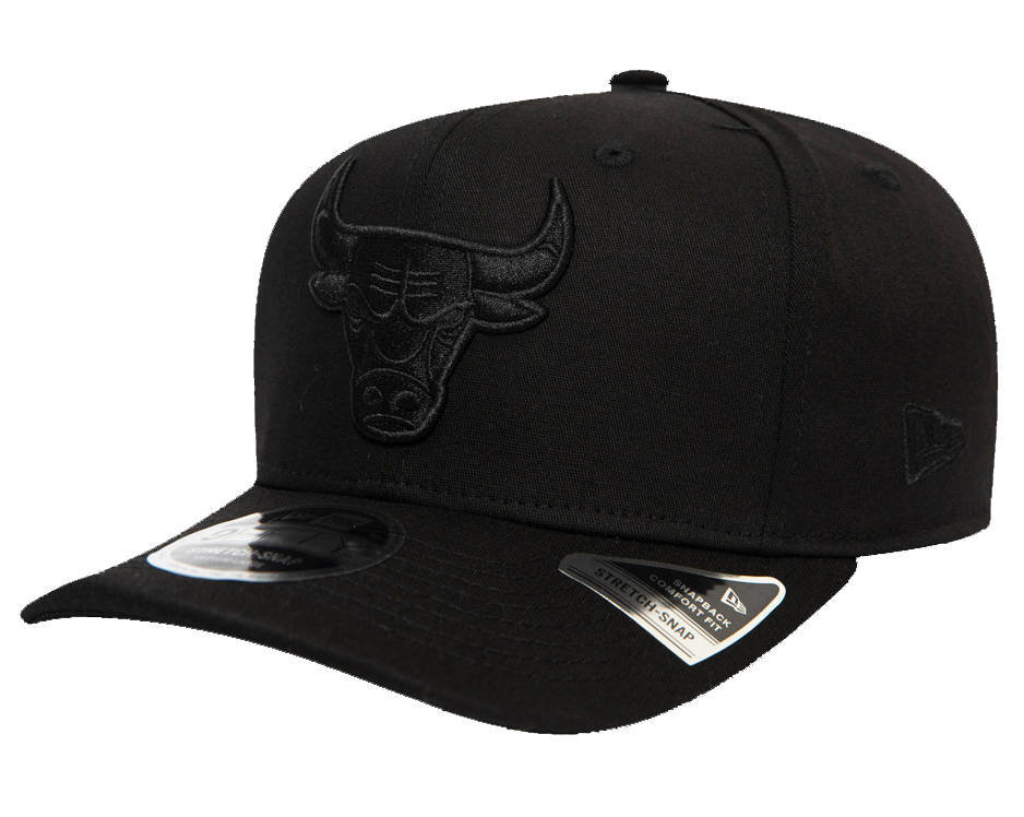 Czapka New Era 9Fifty Stretch Snap Bulls Z Daszkiem Czarna S/M