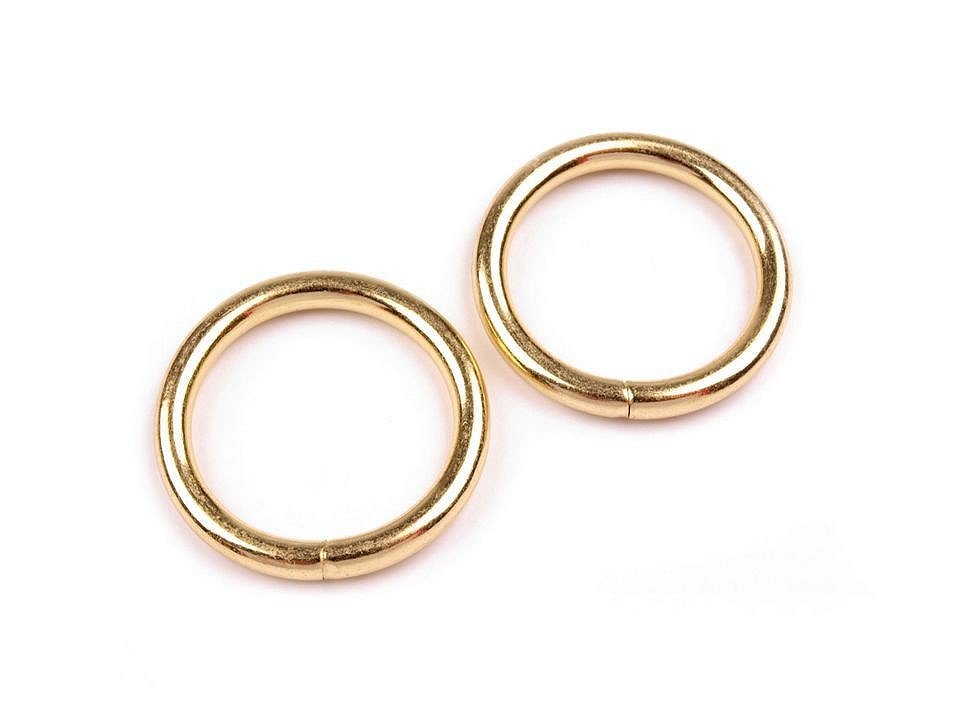 kufer-pasmanteria.pl Kółko metalowe złote 30 mm ( 1 szt ) C829-378CF_20220201192209