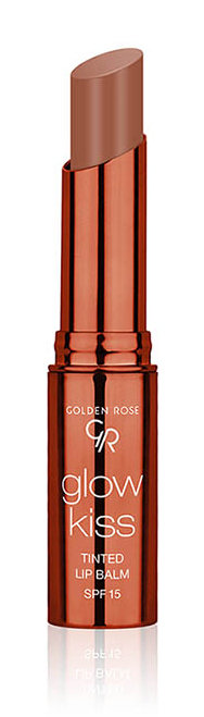 Golden Rose Glow Kiss - Tinted Lip Balm - Koloryzujący balsam do ust z witaminą E - SPF 15 - 3 g - 06 - CHOCO CAKE