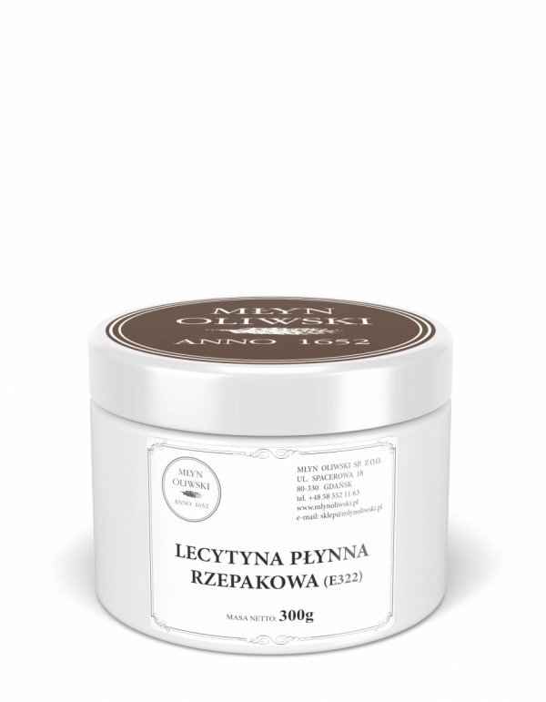 Lecytyna Płynna Rzepakowa 100 % - 300g