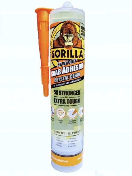 GORILLA Grab Adhesive Mocny przezroczysty klej montażowy 290ml