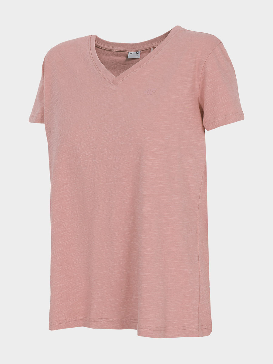 4F, T-shirt damski, TSD352 różowy, rozmiar S
