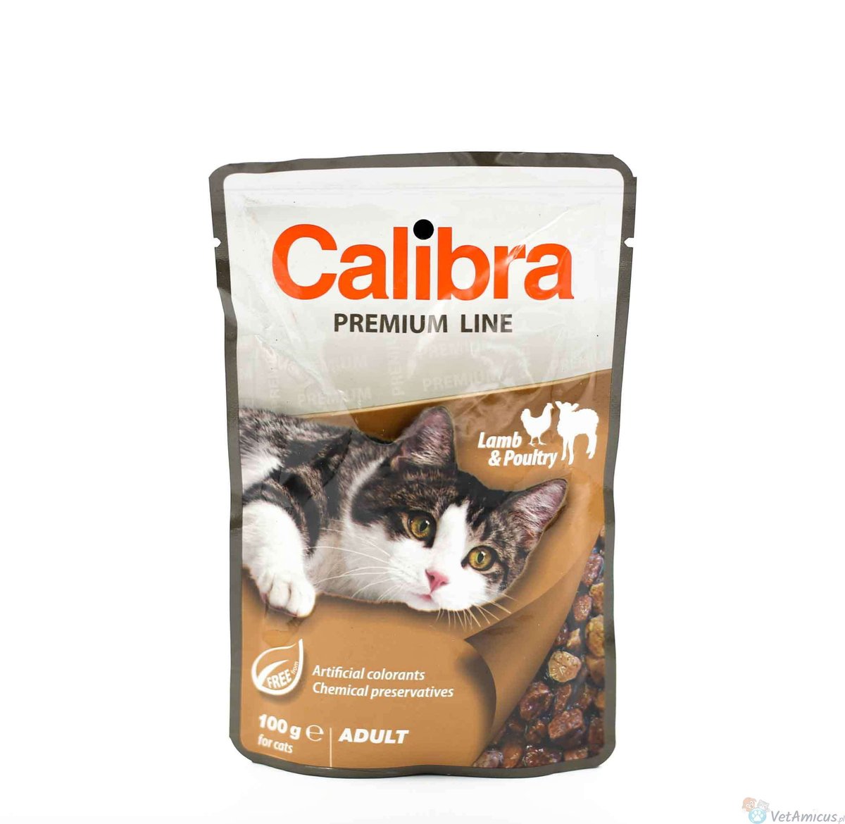 CALIBRA Cat Premium Adult Lamb&Poultry 100g