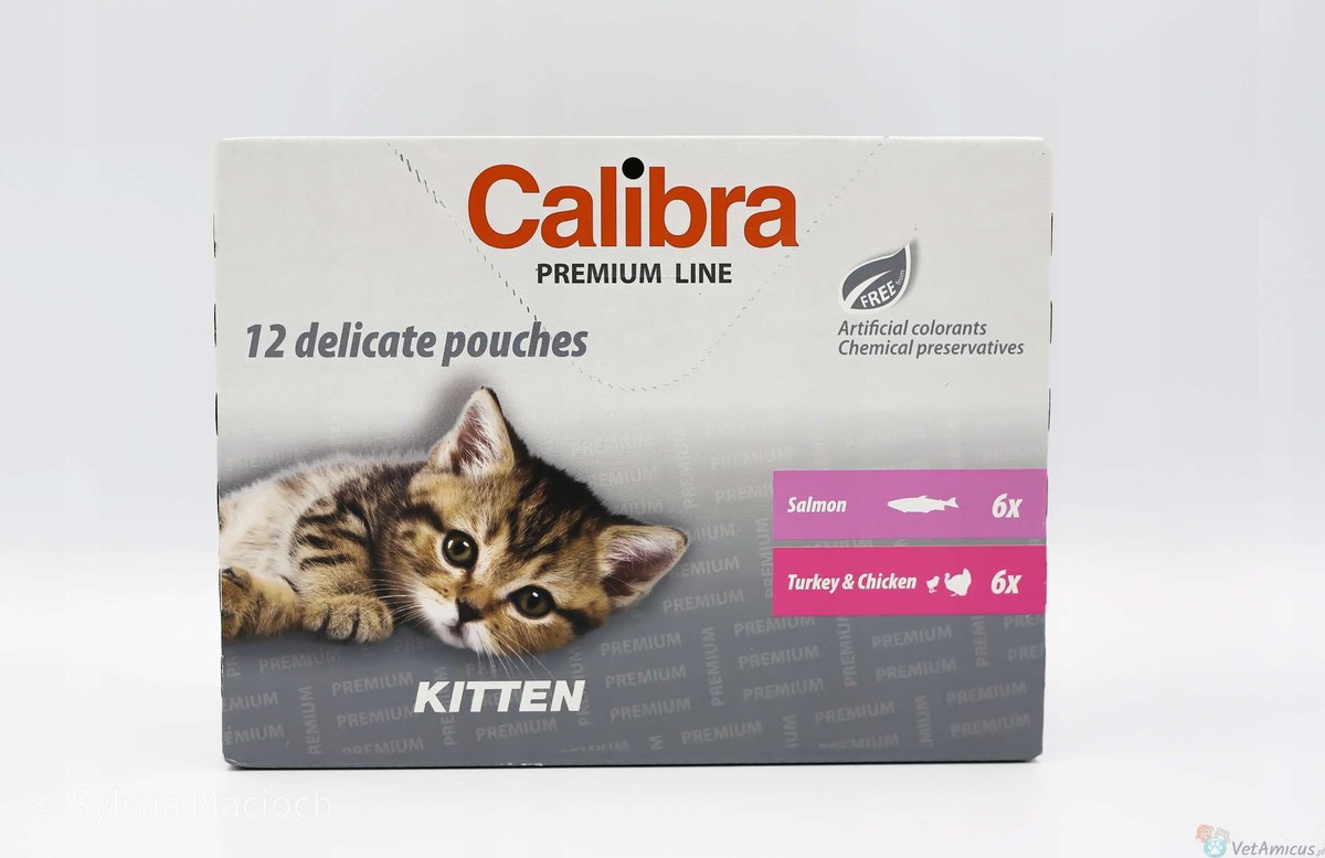 Calibra Kitten cat 12 x 100 g - karma w saszetkach dla kociąt