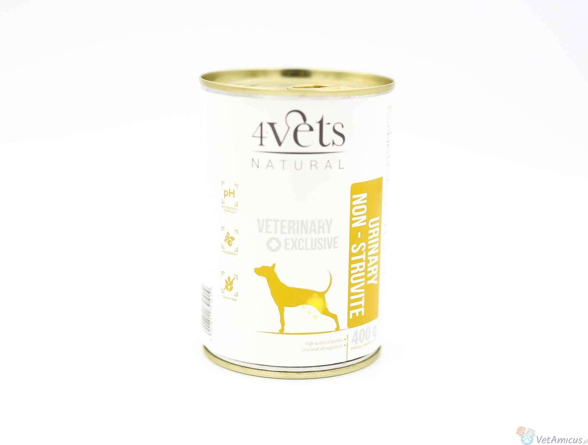 4Vets Natural Dog Urinary Non-Struvite 400 g - mokra karma w puszce