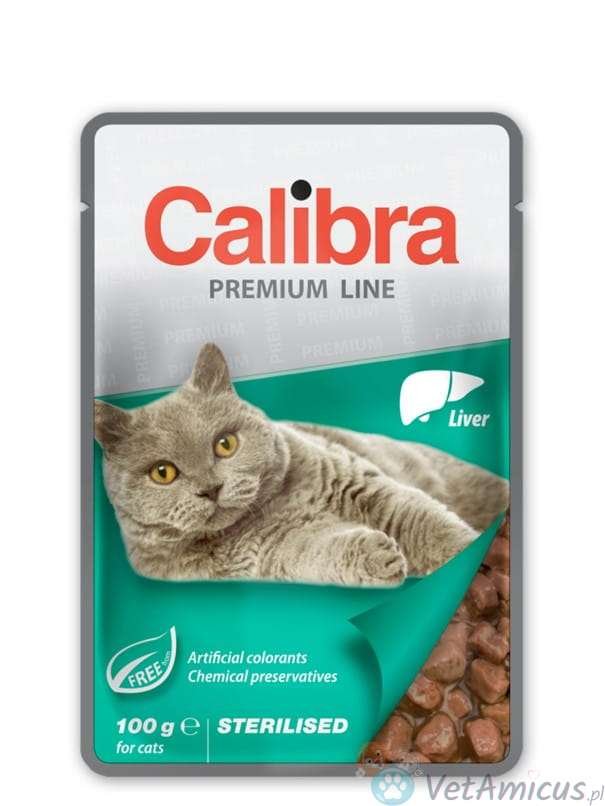 CALIBRA Cat Premium Sterilised Liver 100g