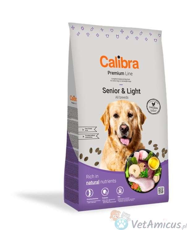 Calibra Dog Premium Senior Light New 12 kg
