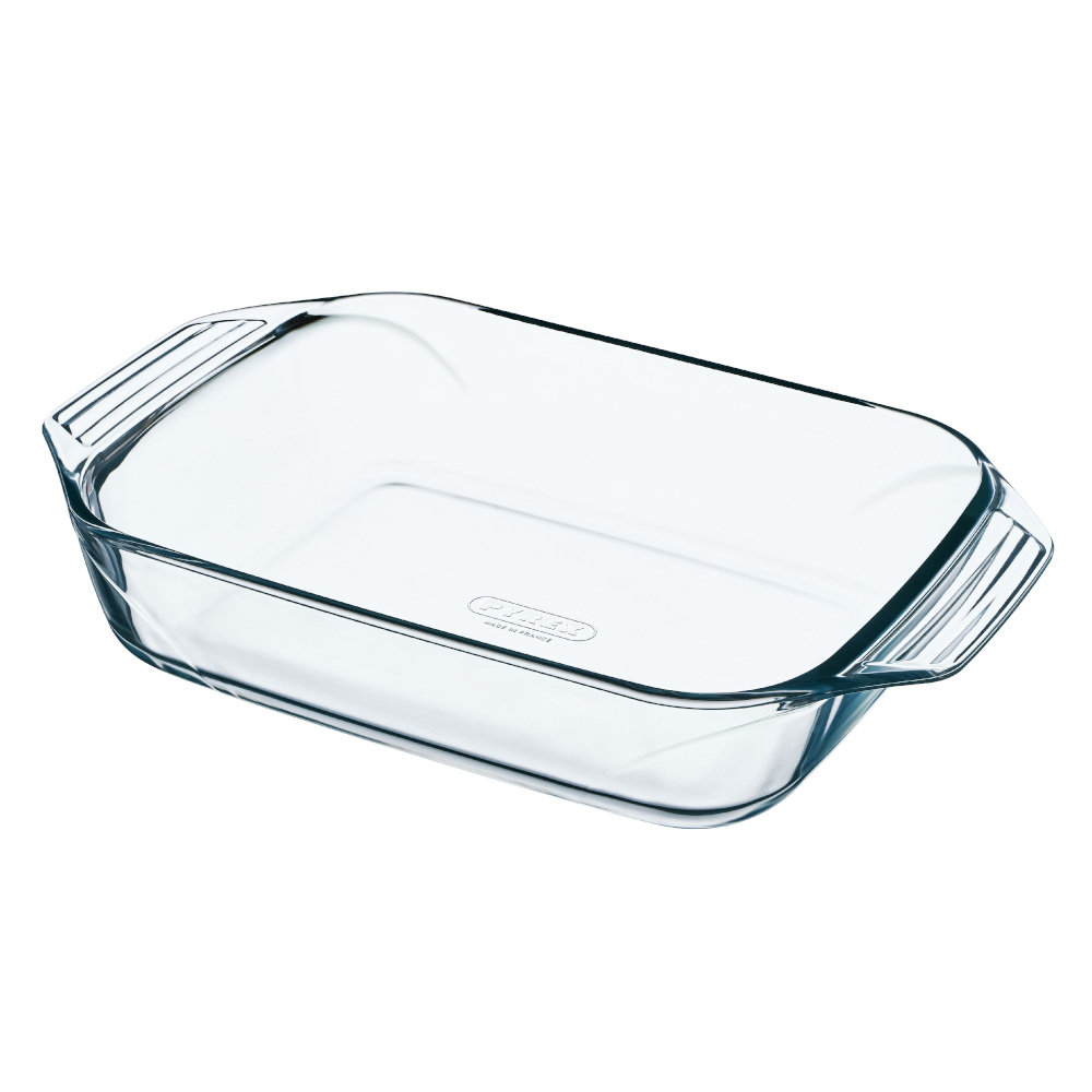 Pyrex Optimum 8010660 prostokątne naczynie żaroodporne, wykonane z wytrzymałego i elastycznego szkła 406B000/6116