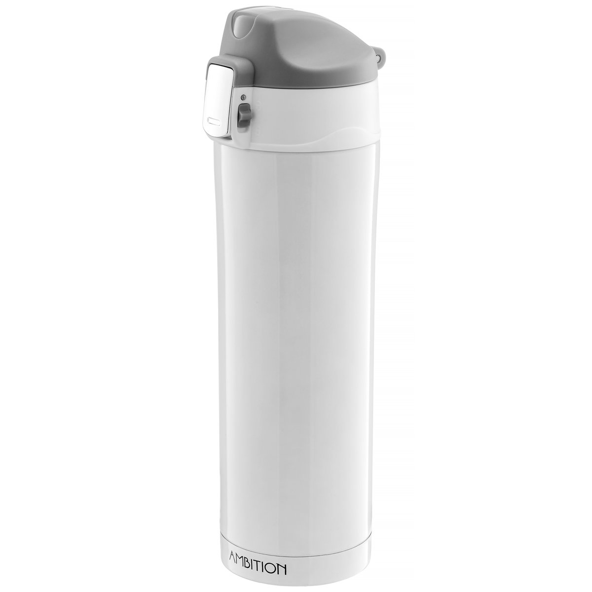 Kubek termiczny z blokadą Glossy 420 ml biały AMBITION
