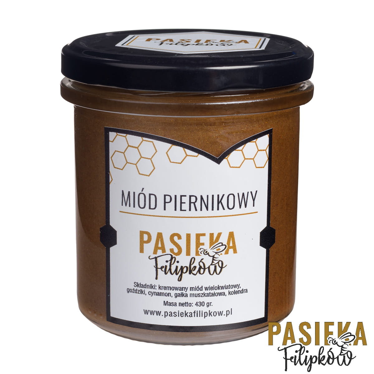 Miód Piernikowy 430g Pasieka Filipków