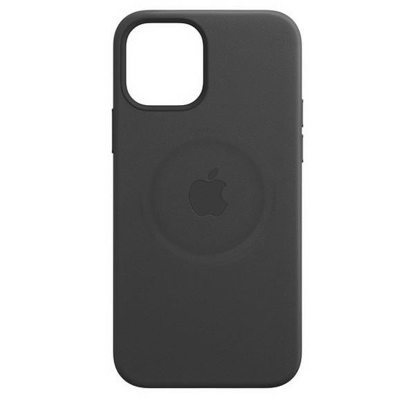 Etui Apple MHKM3ZM/A iPhone 12 Pro Max MagSafe czarny/black Leather Case