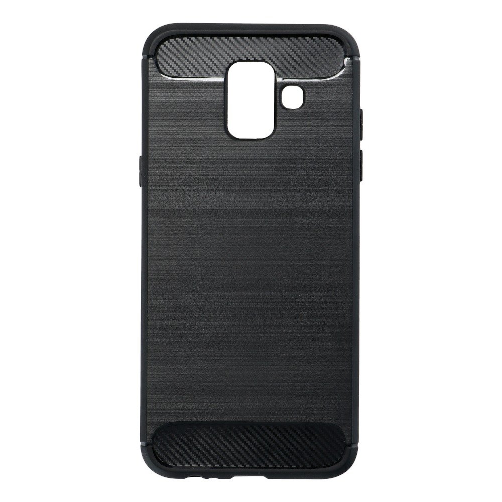 TPU CARBON Etui PANCERNE CARBON Samsung Galaxy A6 + 9H 5901737899538