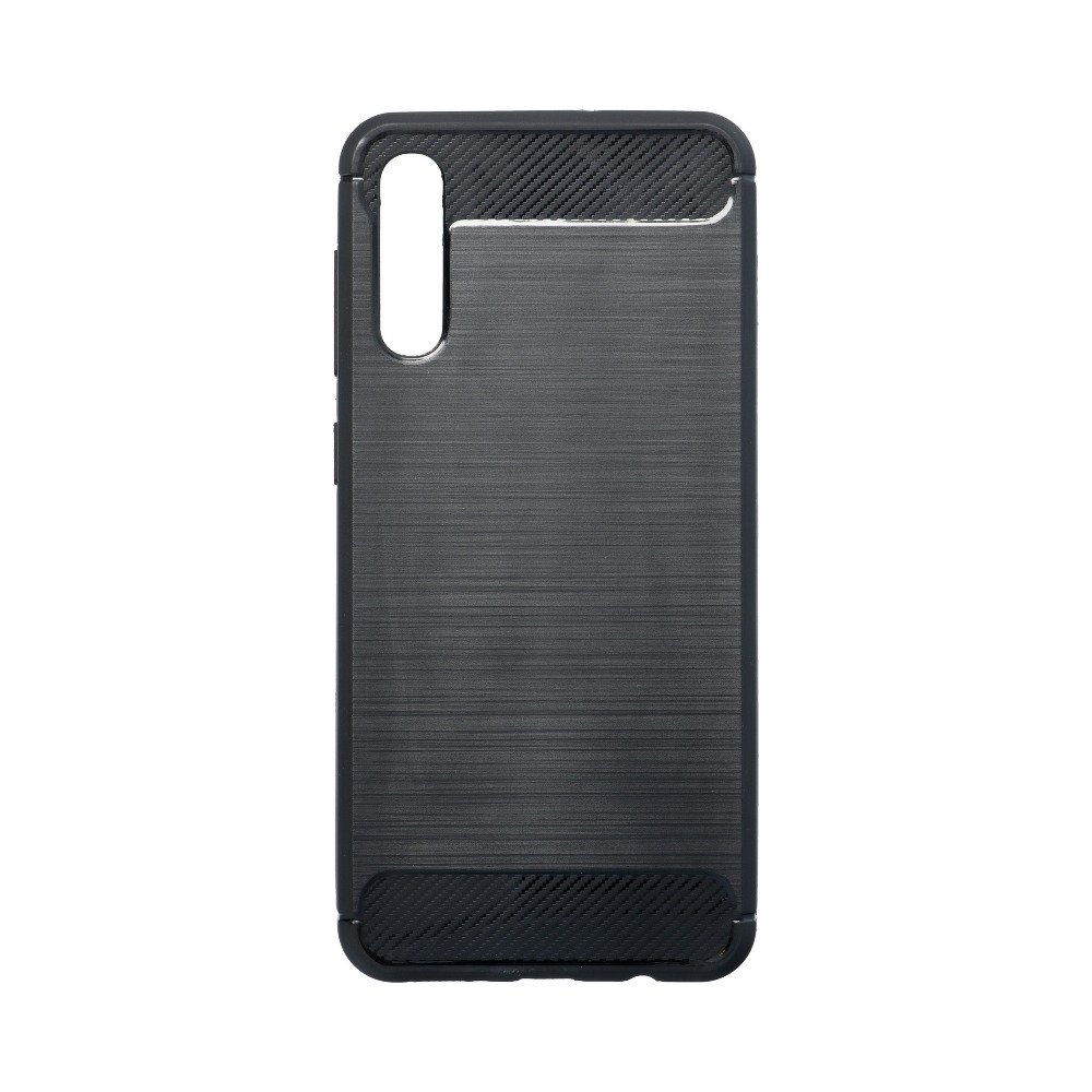 TPU CARBON Etui PANCERNE CARBON Samsung Galaxy A50 + SZKŁO 5901737993311