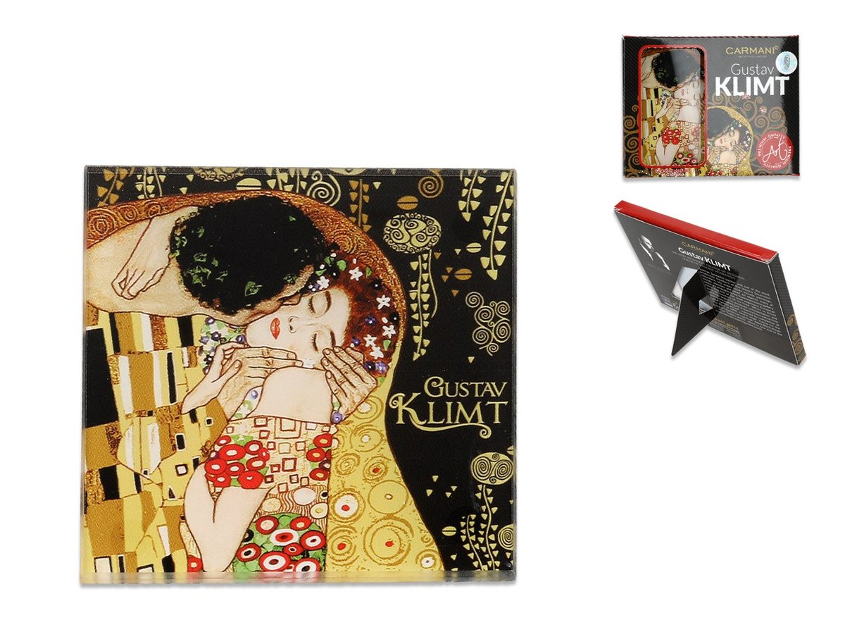 Podkładka szklana - G. Klimt, Pocałunek (CARMANI)