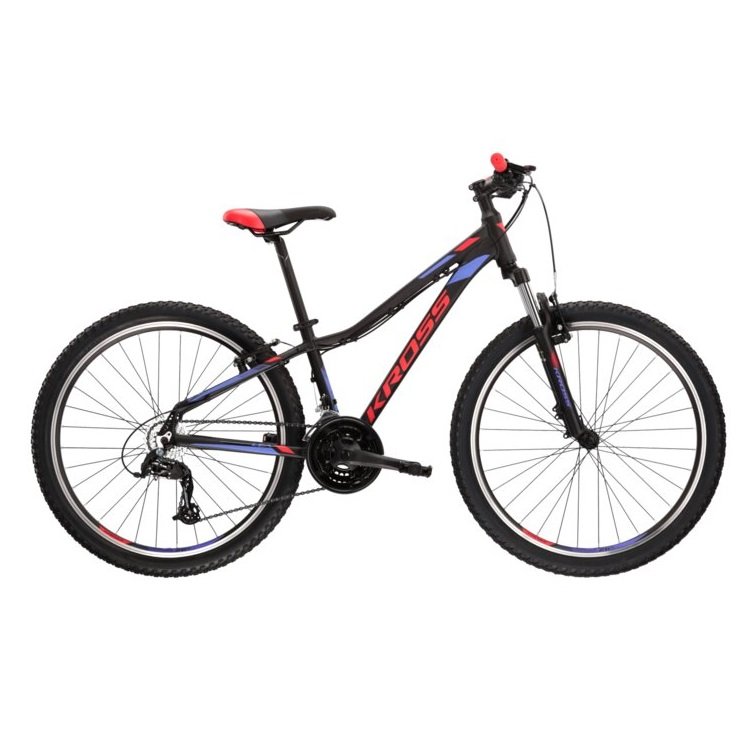 Kross Lea 2.0 27 cali Czarno-czerwono-niebieski 2022