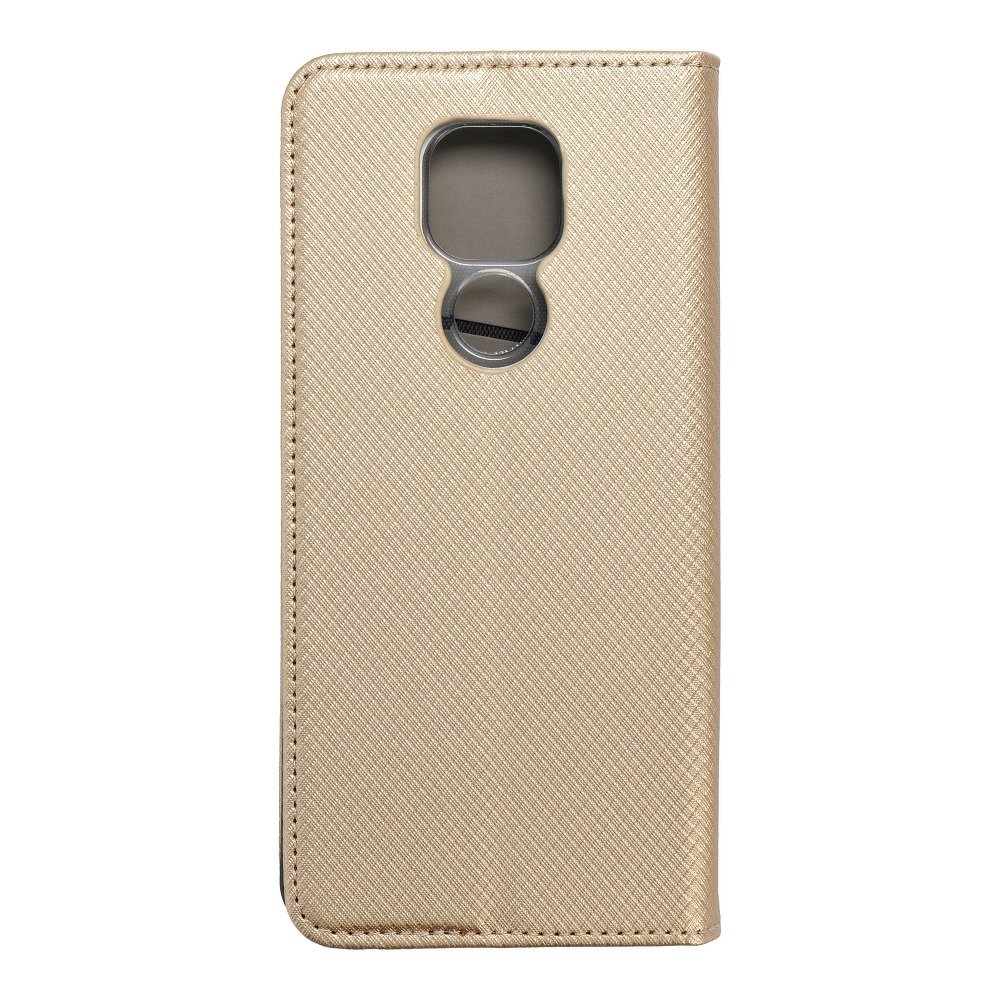 Kabura Smart Case book do MOTOROLA MOTO G9 Play złoty