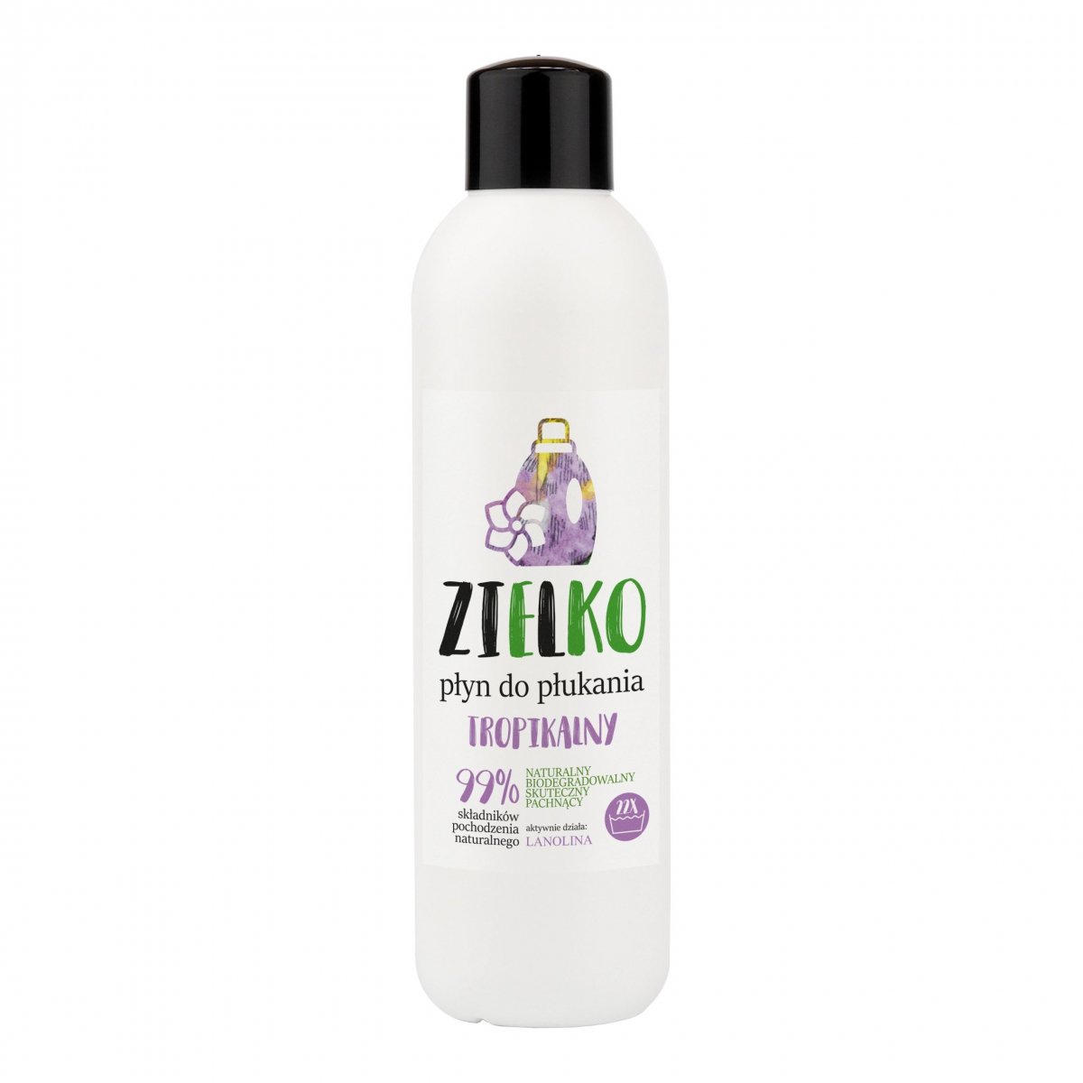 BioLife Sylveco ZIELKO ZIELKO Naturalny Płyn do płukania prania tropikalny 5902249014914