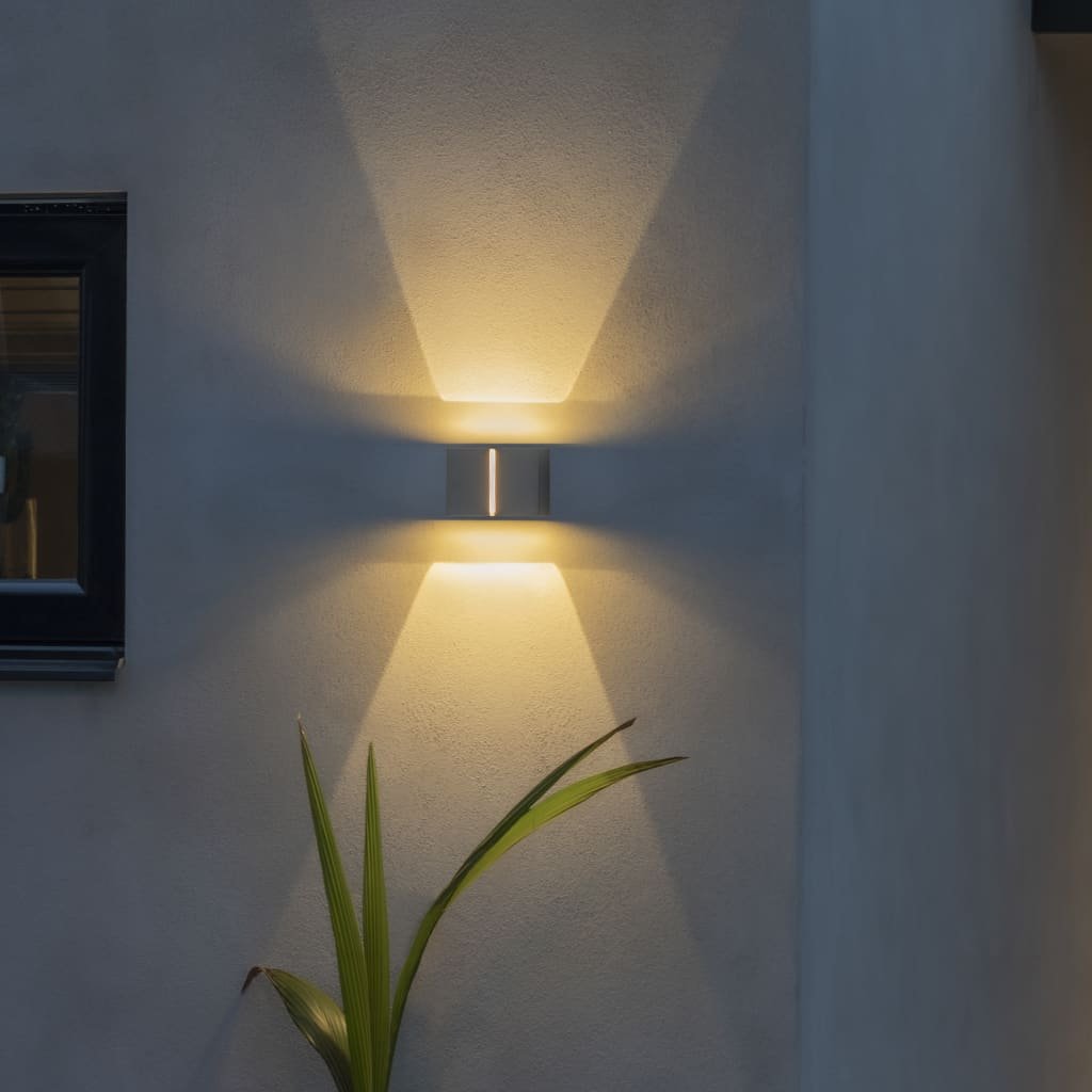 Konstmide Kinkiet zewnętrzny LED Pavia, ciemnoszary