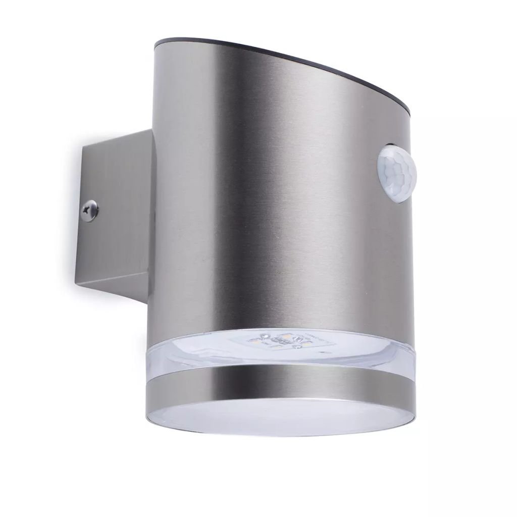 Smartwares Kinkiet zewnętrzny Bore LED stal z czujnikiem ruchu