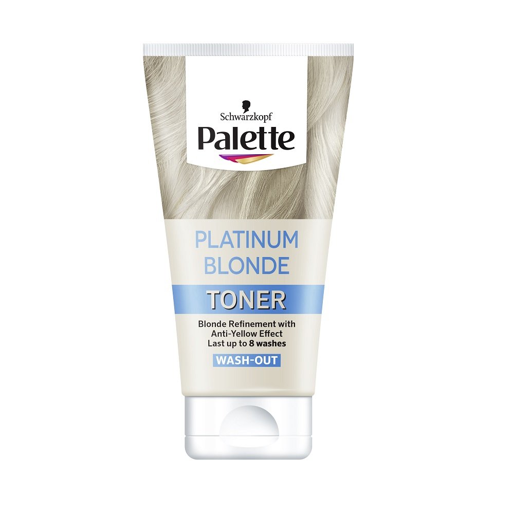 Schwarzkopf Palette Platinium Blone Toner do Włosów Przeciwko Żółtym Tonom 150 ml