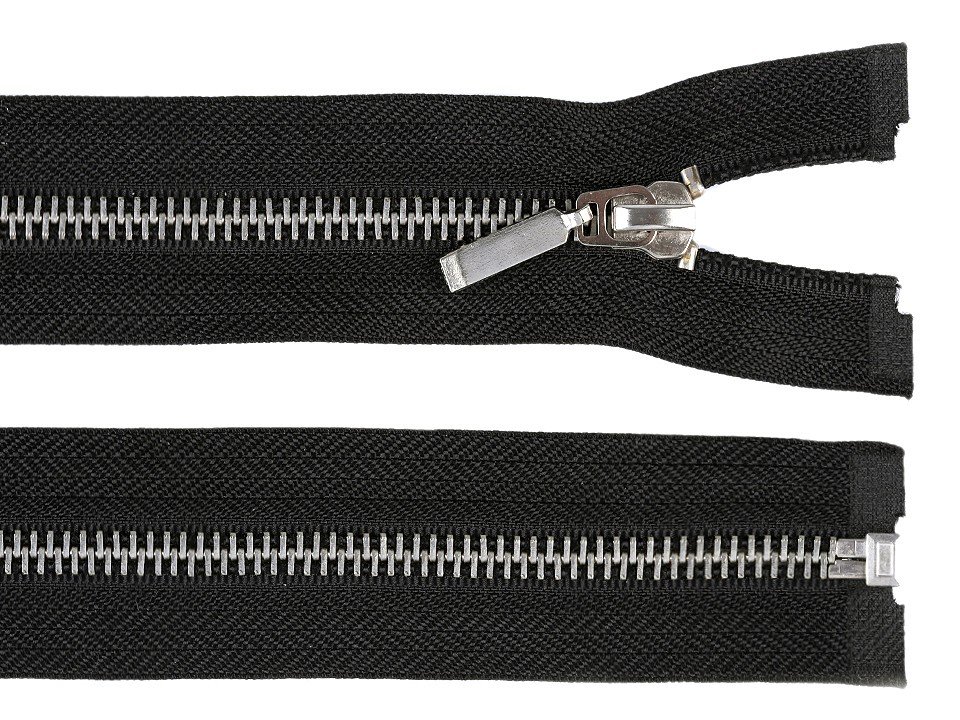 kufer-pasmanteria.pl Zamek metalowy 75 cm ( 1 szt ) Srebrny 8E6E-209D5_20220208183521