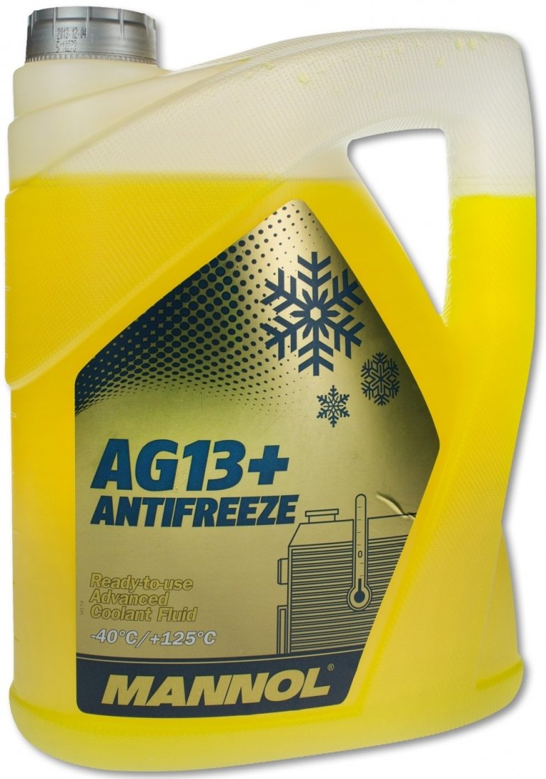 Mannol AG13+ 40°C Płyn do chłodnic 5L żółty MNAG13+ 5L