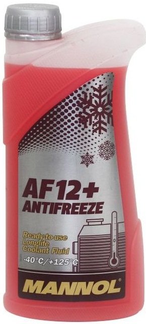 Mannol Płyn do chłodnic AF12+ 40°C Antifreeze Longlife) 1L MNAF12+ 1L