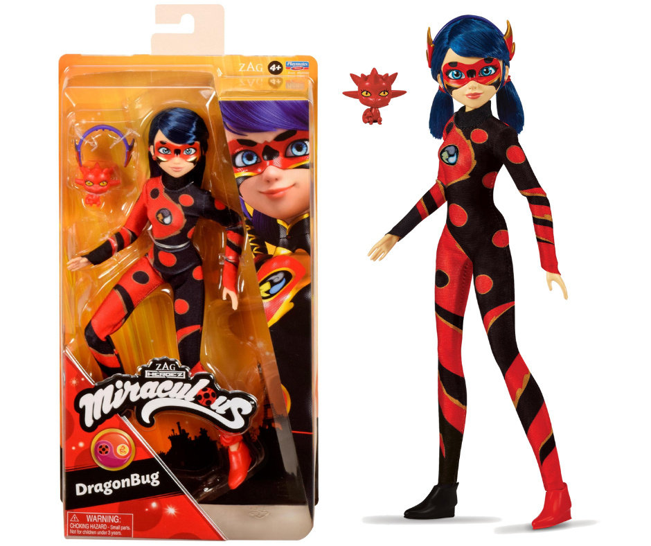 Bandai Miraculous Miraculous Biedronka Biedrosmok i Kwamii Lalka z Akcesoriami 50010 0000046156