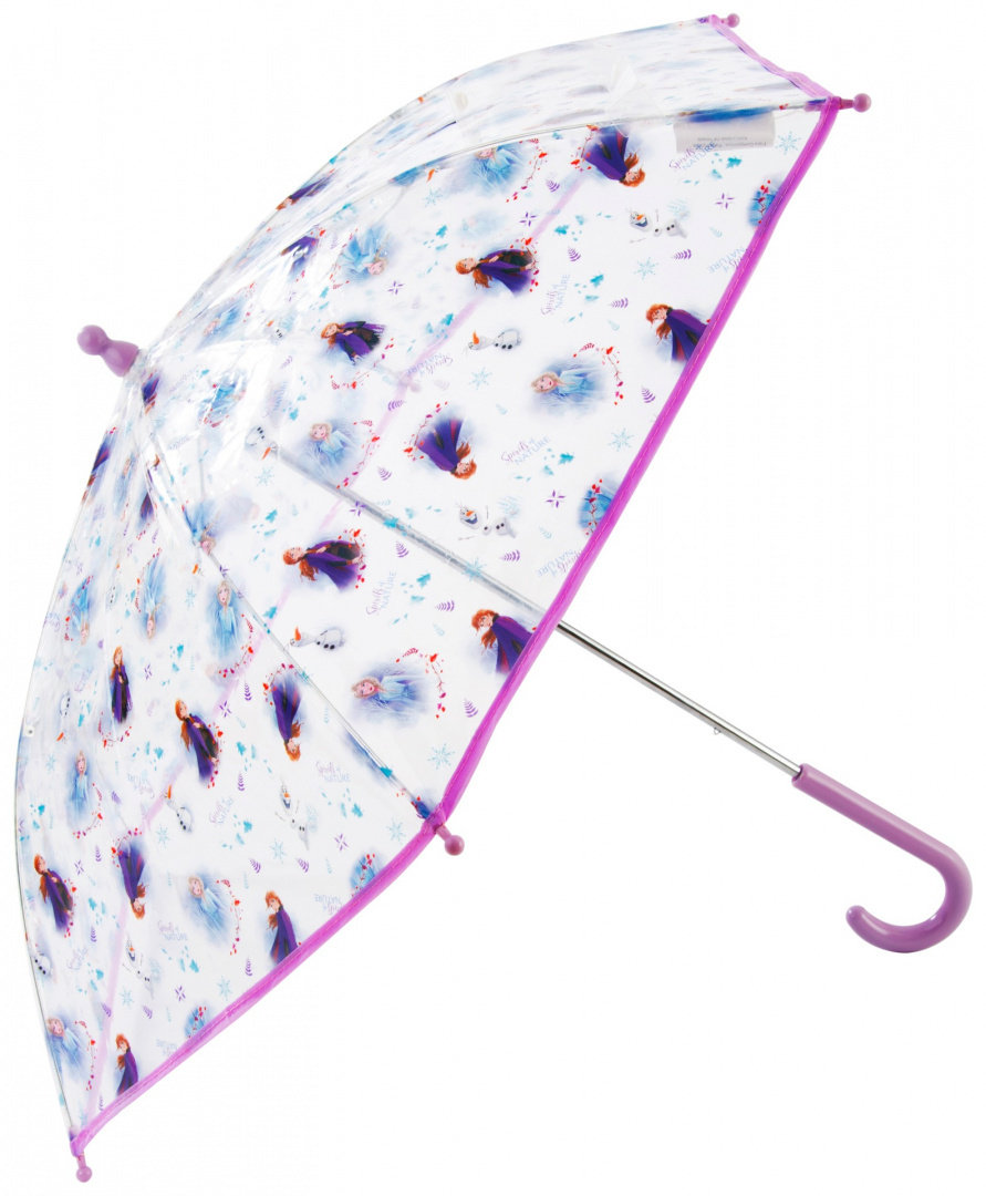 Parasol Transparentny Frozen Śr. 70Cm Dla Dzieci