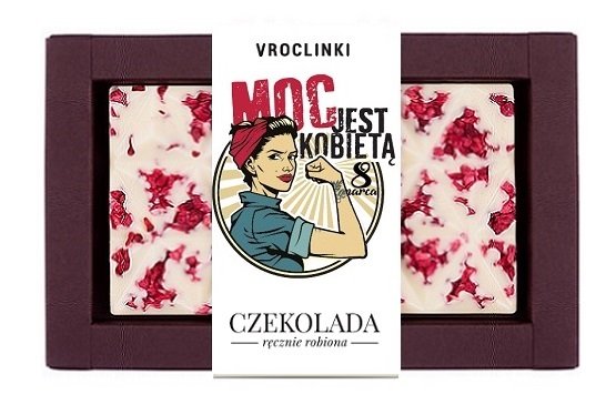 Czekolada biała z żurawiną - Dzień Kobiet Vroclinki
