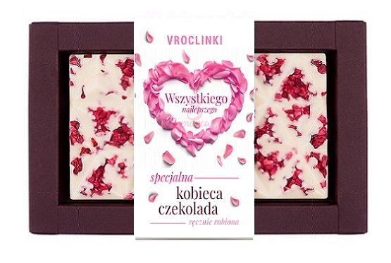 Czekolada biała z żurawiną - Dzień Kobiet Vroclinki