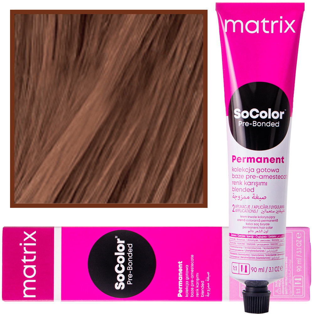 Фото - Фарба для волосся Matrix SoColor Pre-Bonded SCB2 6BC, Farba do włosów, 90ml 