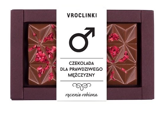 Czekolada mleczna z żurawiną - Dzień Mężczyzn Vroclinki