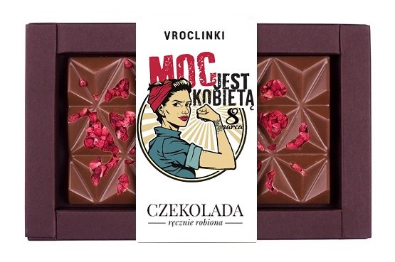 Czekolada mleczna z żurawiną - Dzień Kobiet Vroclinki