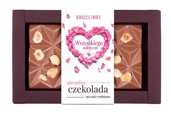 Czekolada mleczna z orzechami laskowymi - Dzień Kobiet Vroclinki