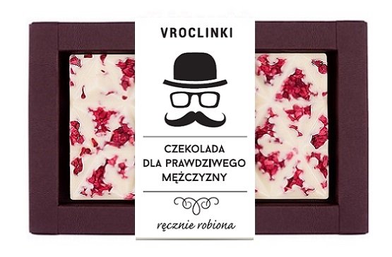 Czekolada biała z żurawiną - Dzień Mężczyzn Vroclinki