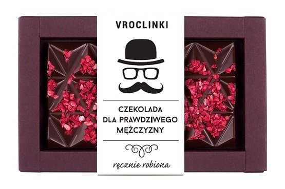 Czekolada gorzka z żurawiną - Dzień Mężczyzn Vroclinki