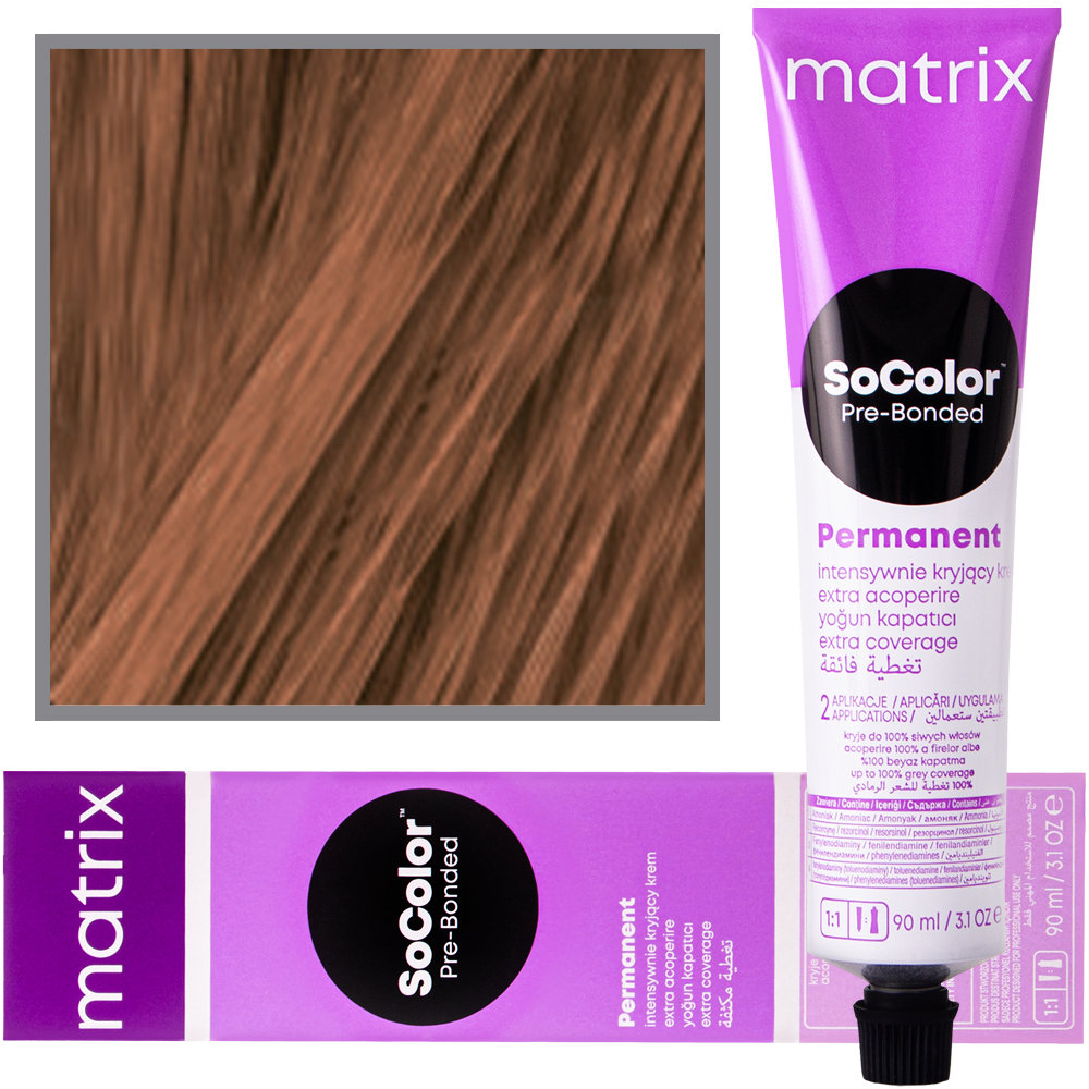 Фото - Фарба для волосся Matrix SoColor Pre-Bonded SCB2 506BC, Farba do włosów, 90ml 