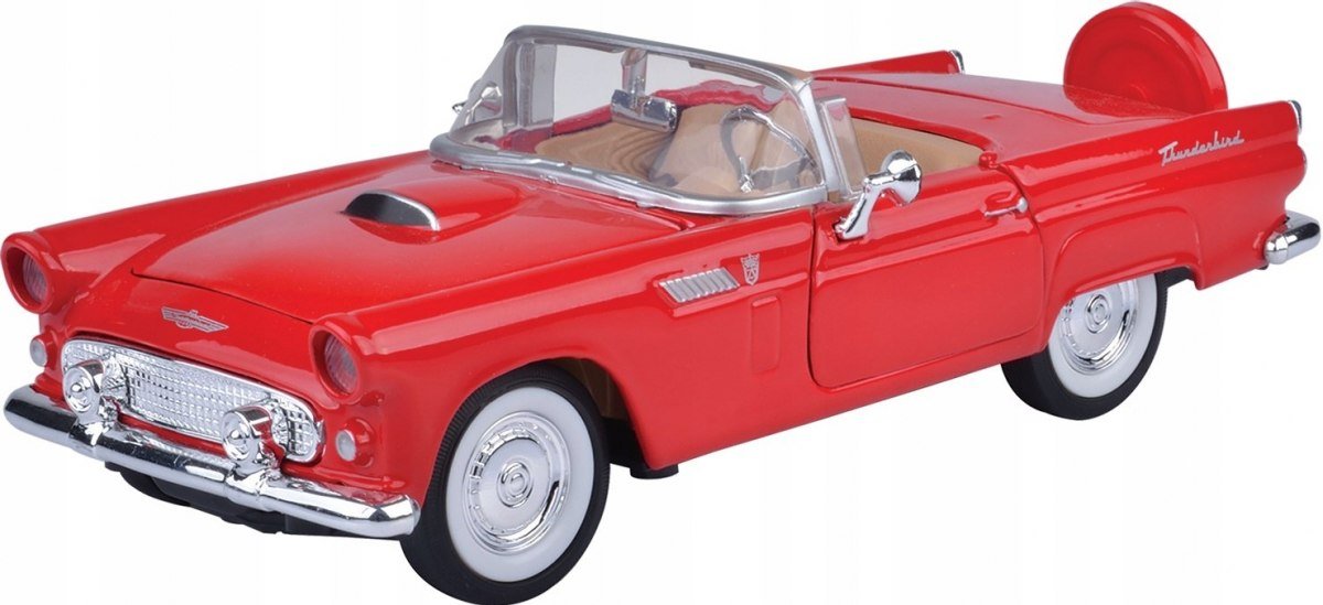 Motormax, Ford THUNDERBIRD rok 1956 red 1:24 Motormax 73215