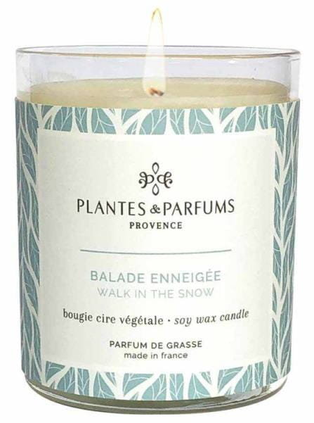 PLANTES&PARFUMS PROVENCE Świeca zapachowa perfumowana 180g kolekcja Fall/Winter - Walk in the Snow - Spacer po Zimowym Lesie